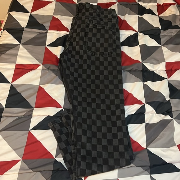 Black and grey fashion nova pants great pick up 🔥 - Picture 3 of 4